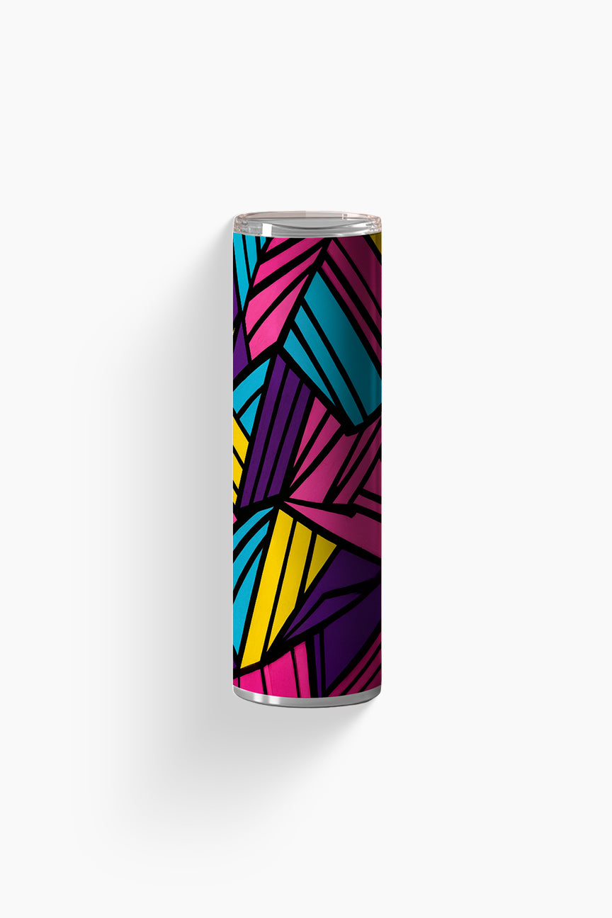 Neon Geometry - Tumbler