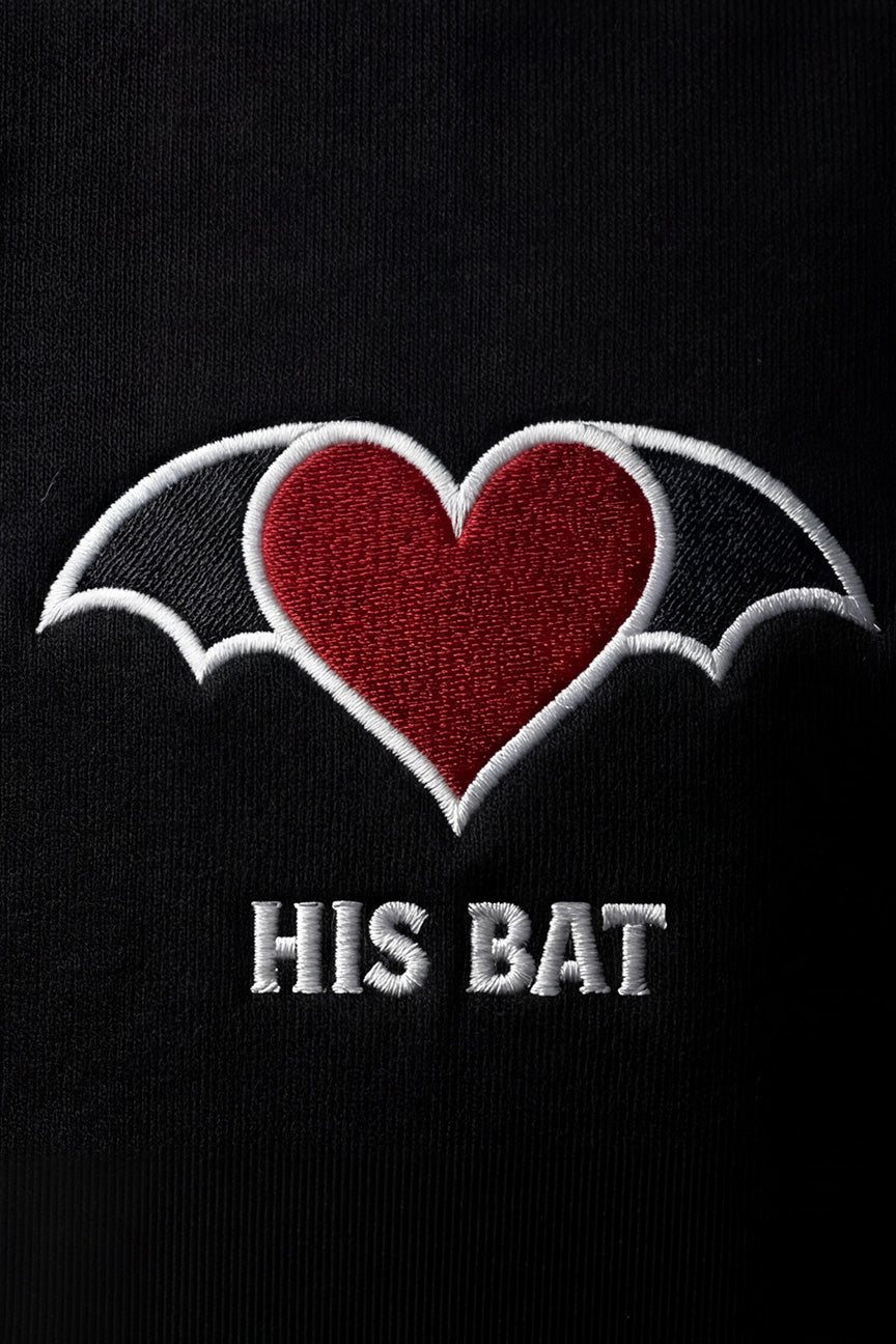 His Bat & Her Bat Couple Hoodies