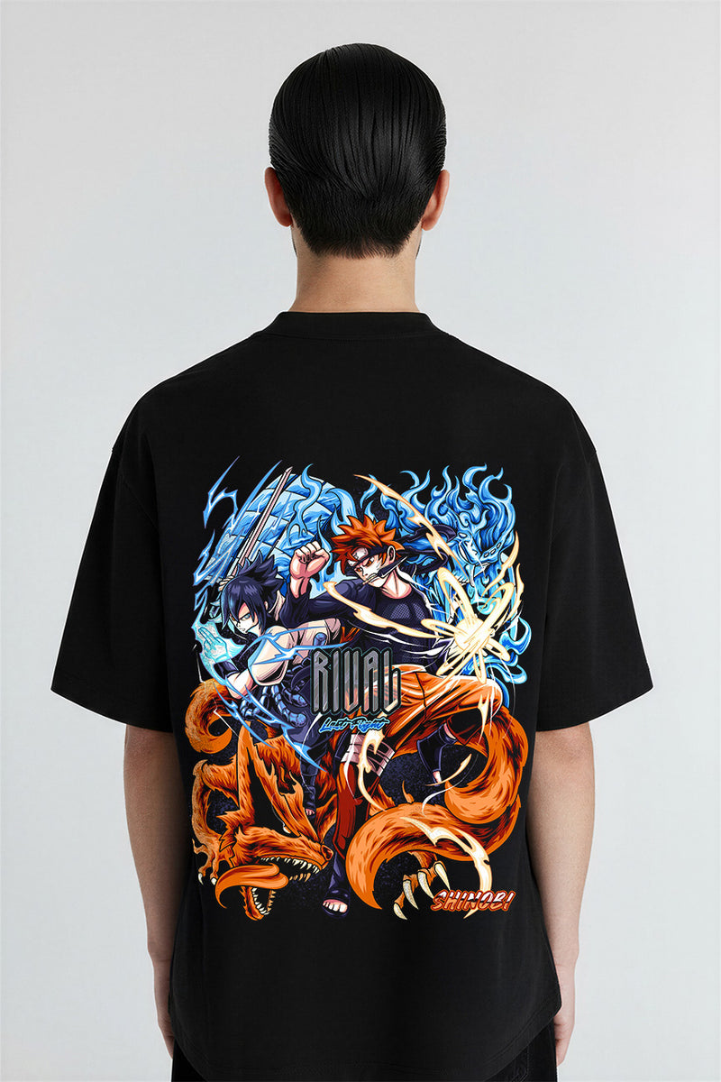 Naruto x Sasuke - Naruto T-Shirt Premium