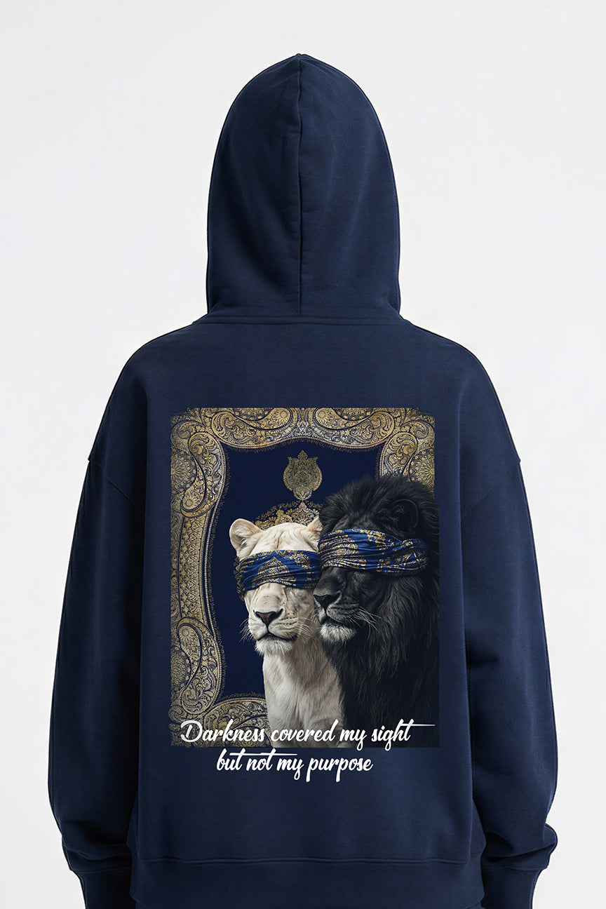 Darkness covered my sight royal lions Hoodie