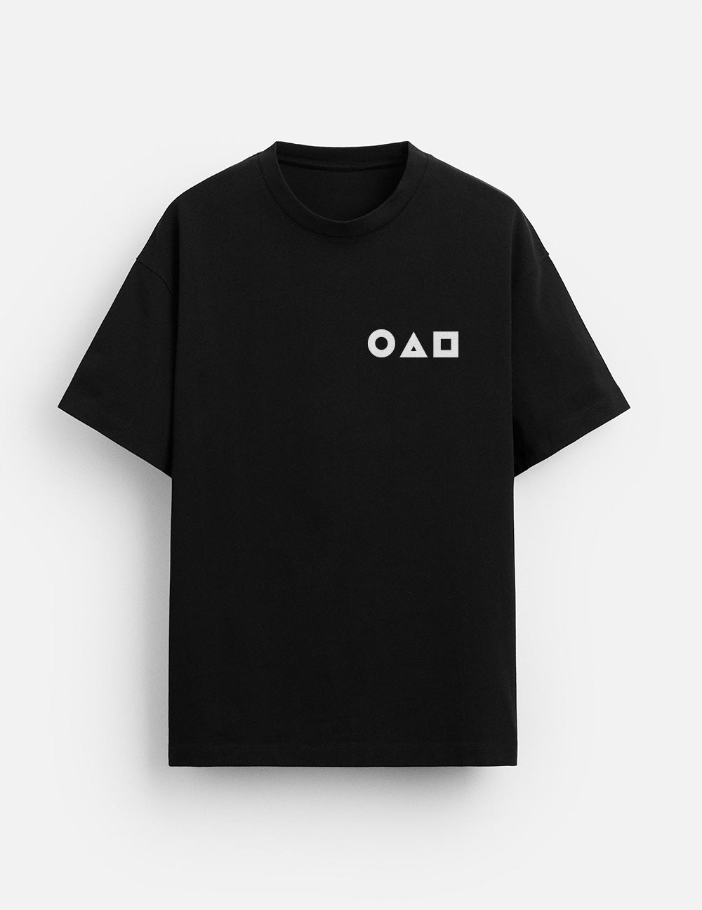 Squid Guards English Oversized Tee - Black
