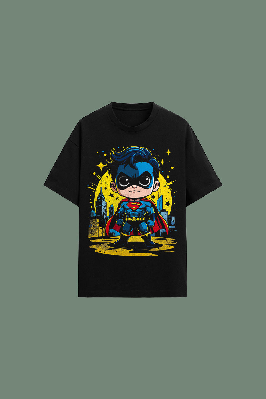 Mini Superman! Comic Hero Tee