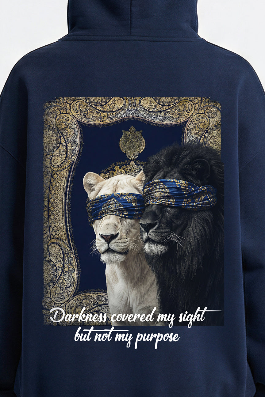Darkness covered my sight royal lions Hoodie