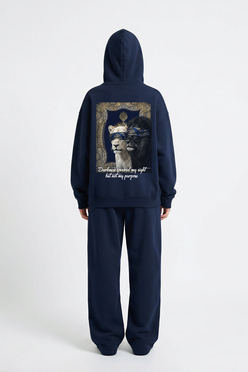 Darkness covered my sight royal lions Hoodie