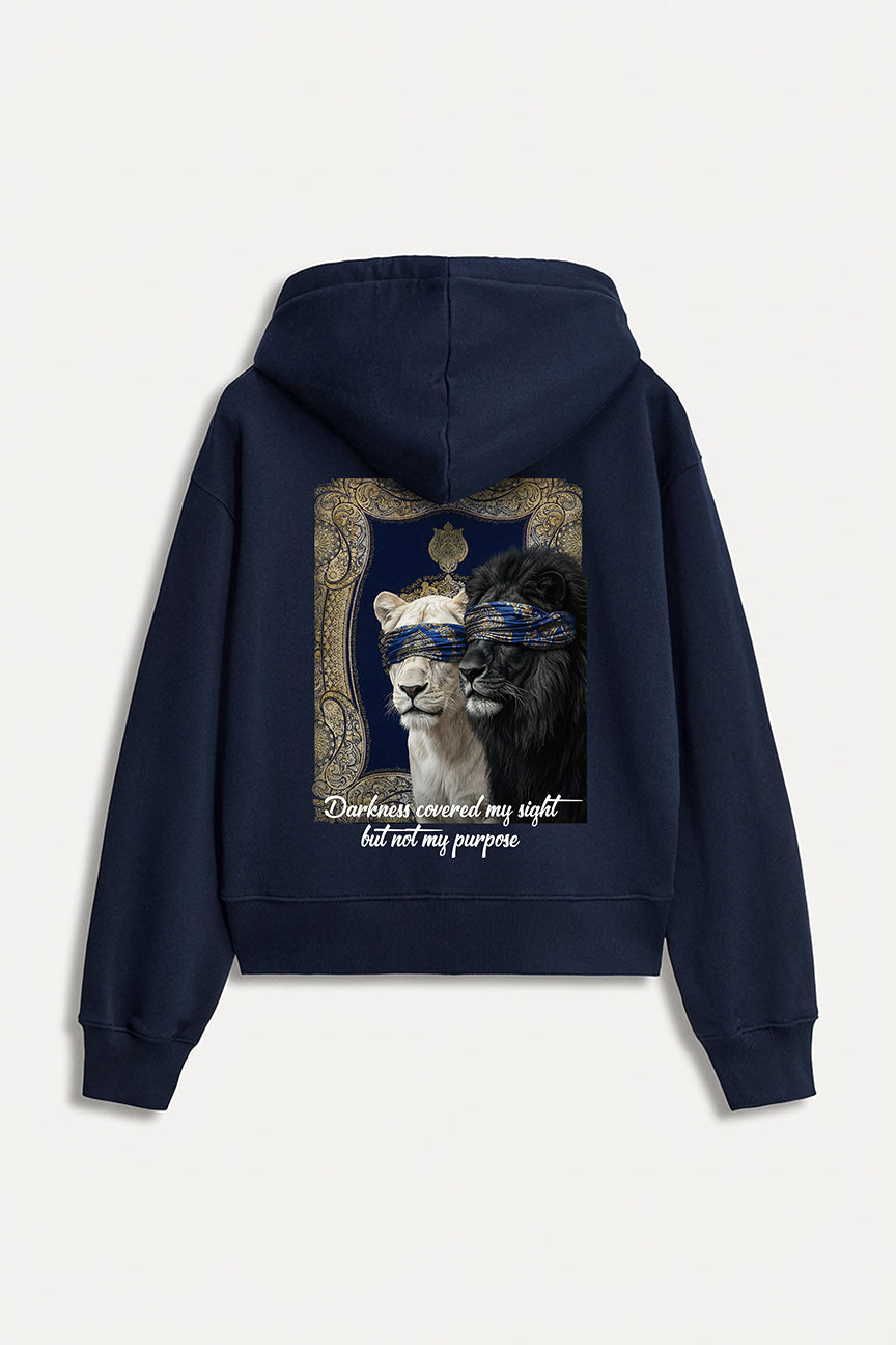 Darkness covered my sight royal lions Hoodie