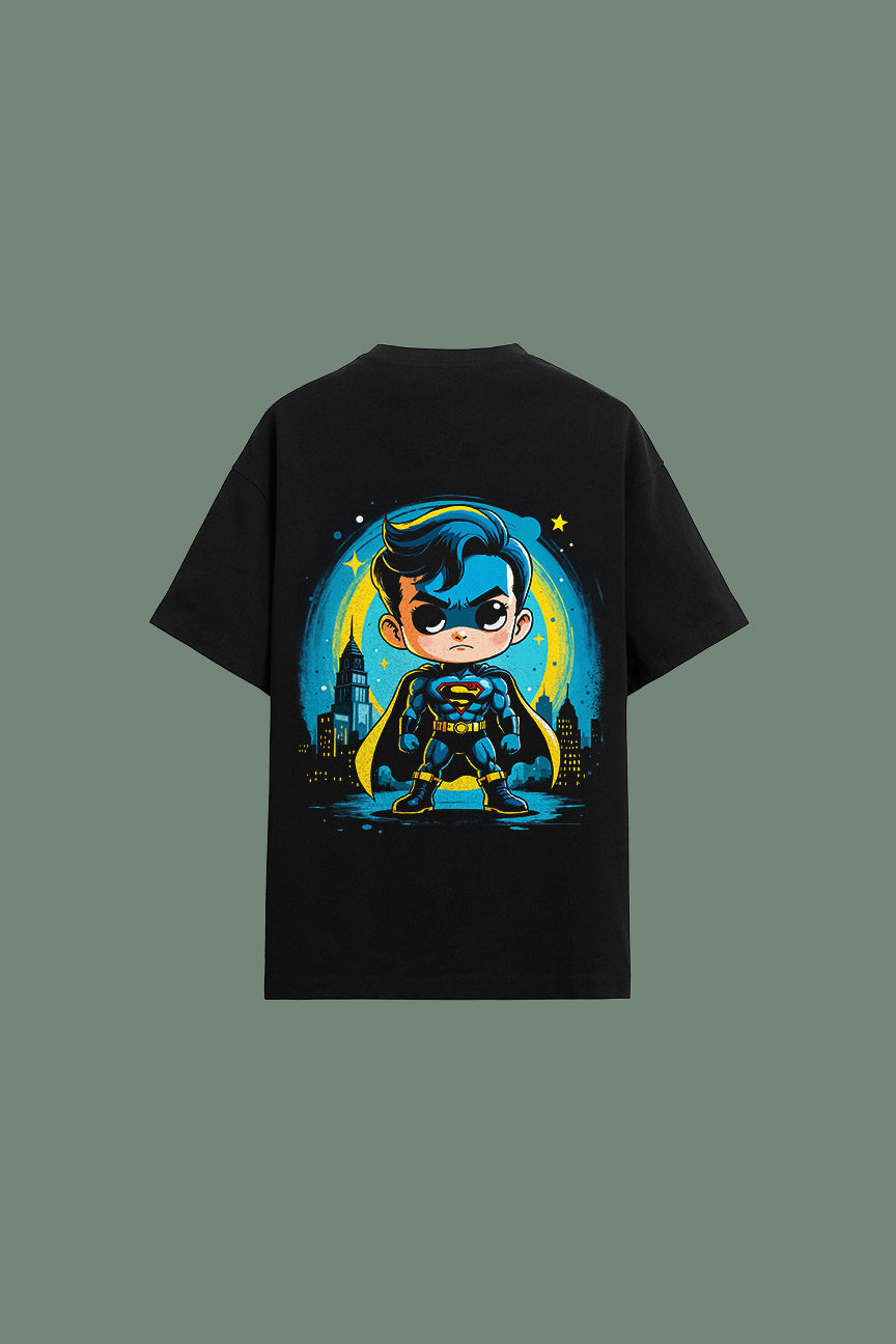 Mini Superman Tee! Cape Charge
