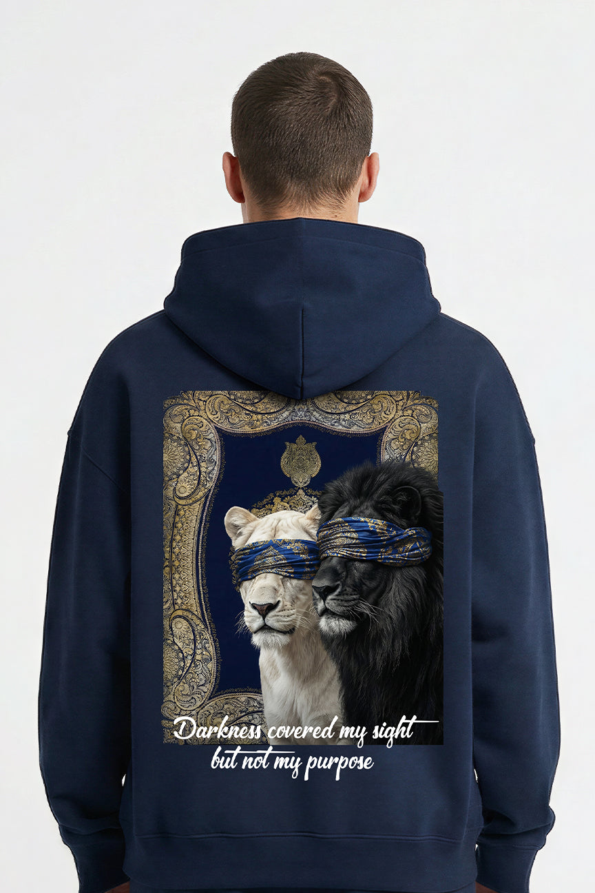 Darkness covered my sight royal lions Hoodie