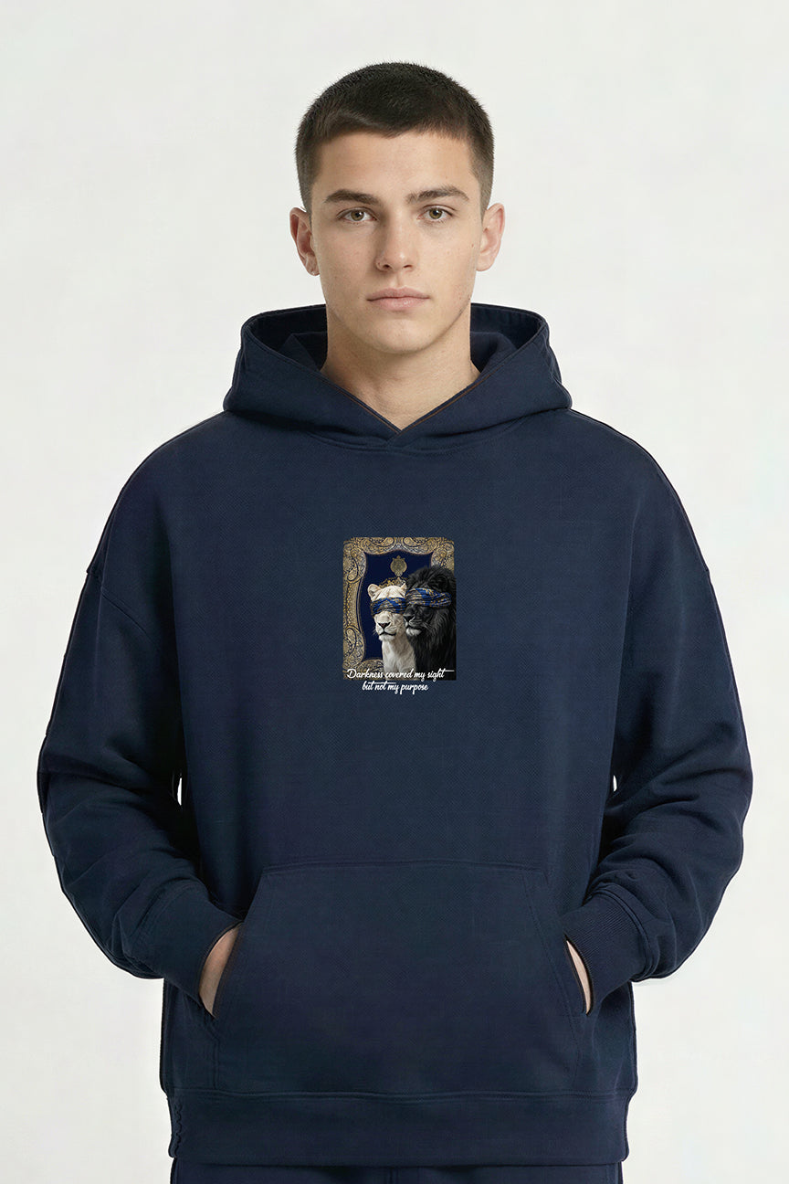 Darkness covered my sight royal lions Hoodie