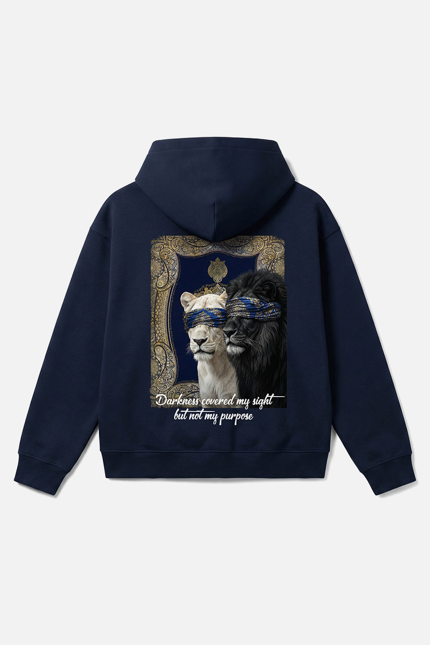 Darkness covered my sight royal lions Hoodie