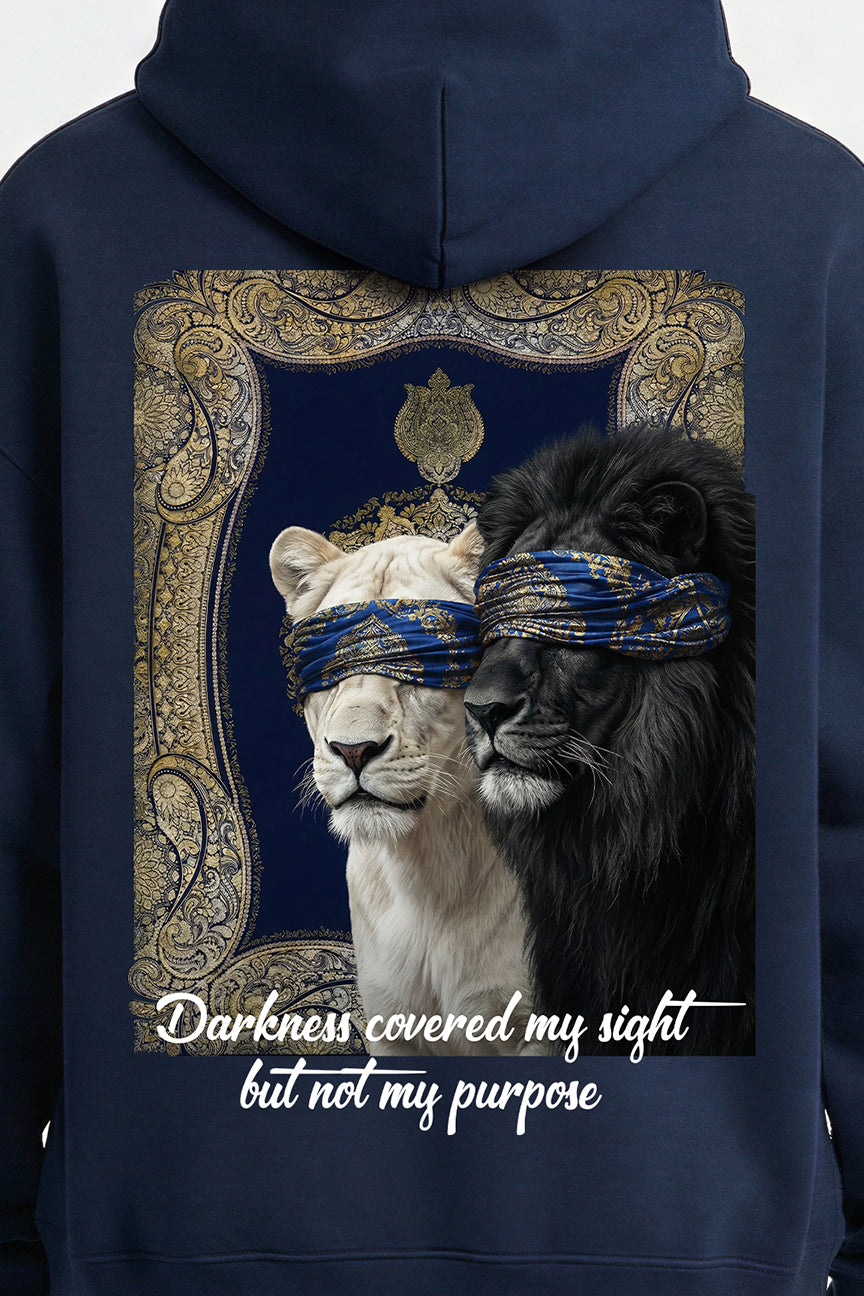 Darkness covered my sight royal lions Hoodie