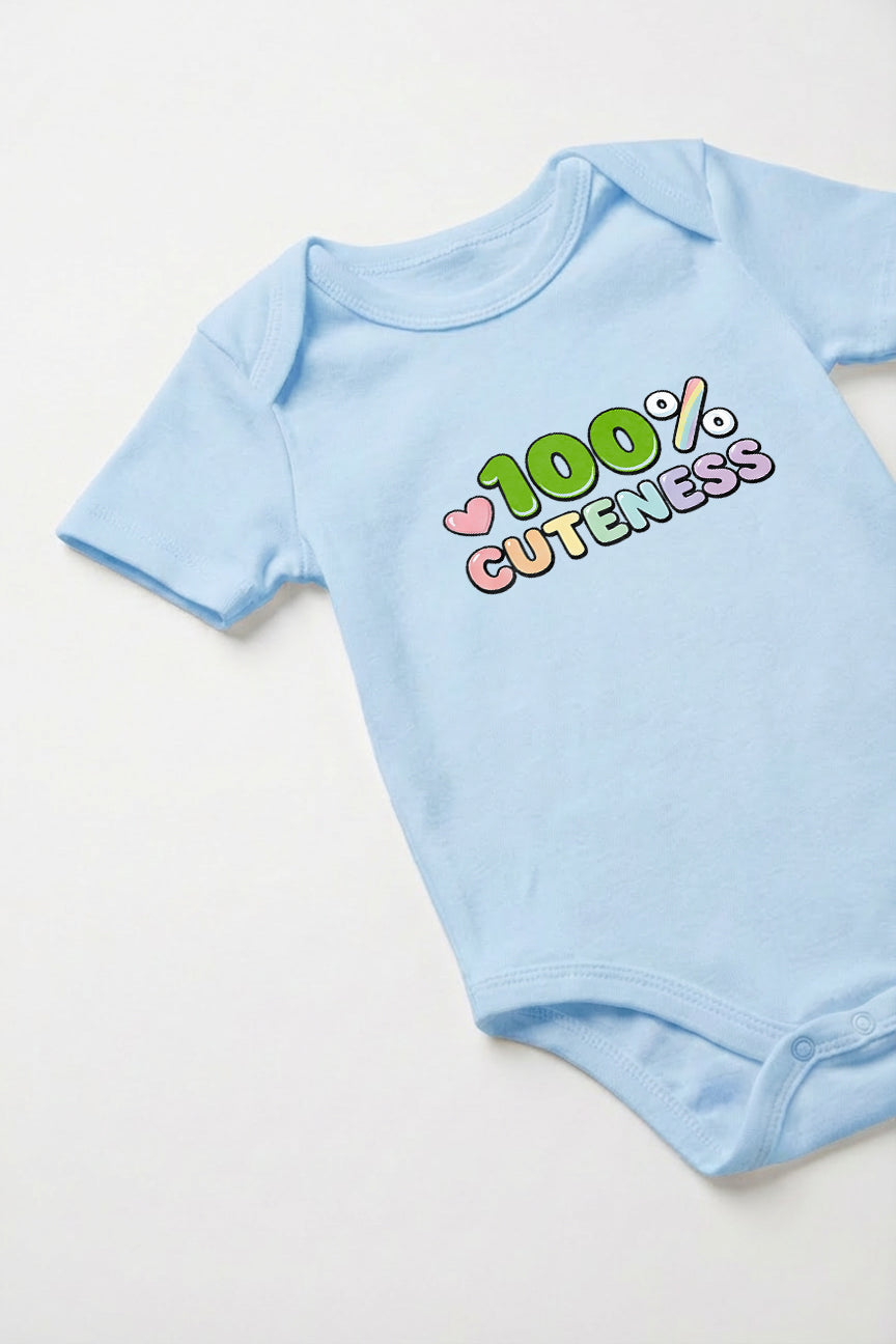 100% Cuteness Baby Romper