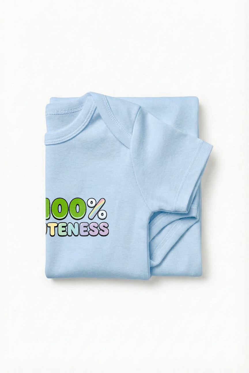 100% Cuteness Baby Romper