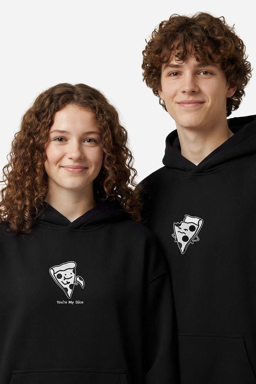 Pizza Love Couple Hoodies