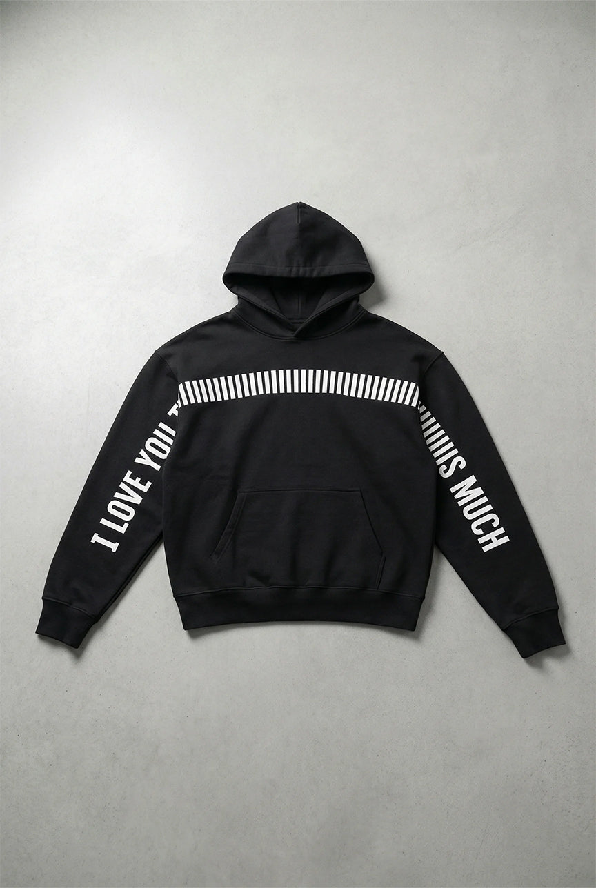 I Love you Thiiiiiiiiiis Much Hoodie - Midnight Romance Color