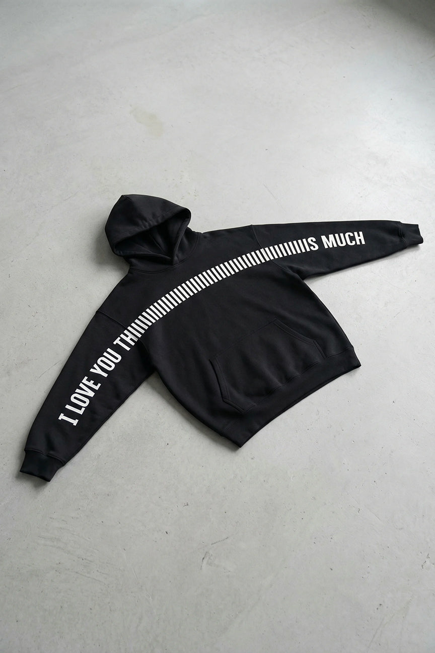 I Love you Thiiiiiiiiiis Much Hoodie - Midnight Romance Color