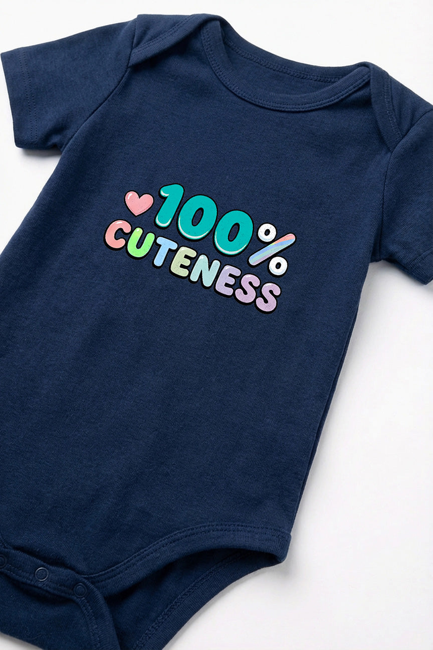 100% Cuteness Baby Romper