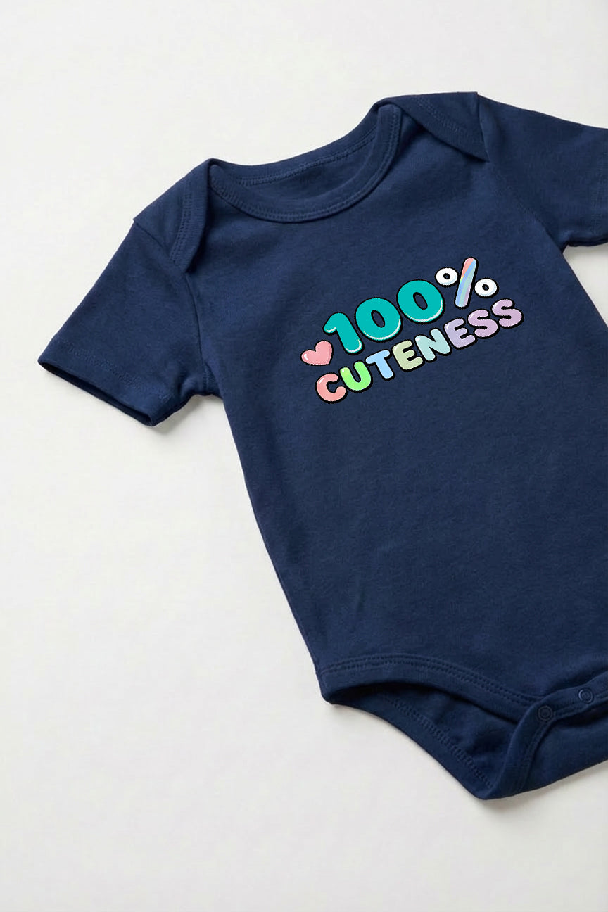 100% Cuteness Baby Romper