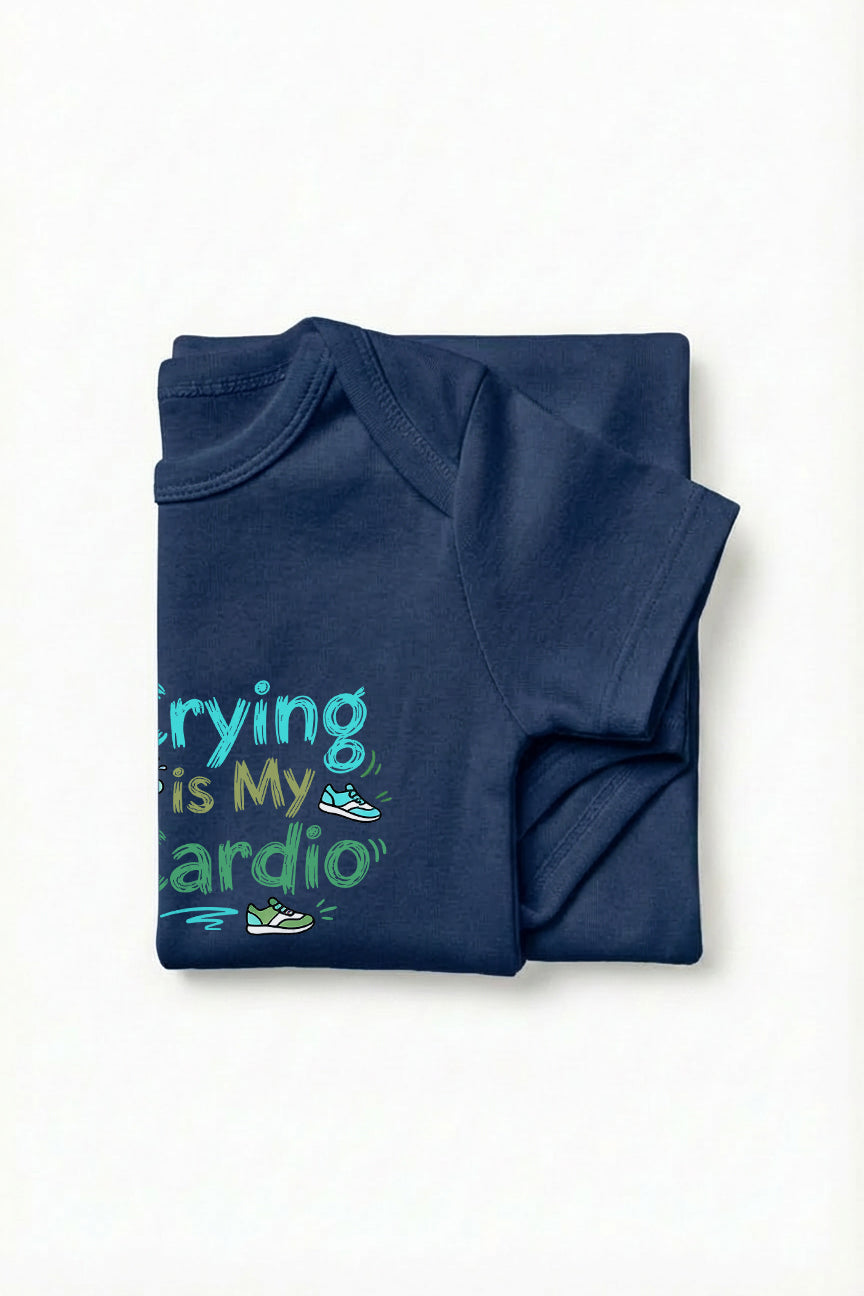 Crying is my Cardio Baby Romper