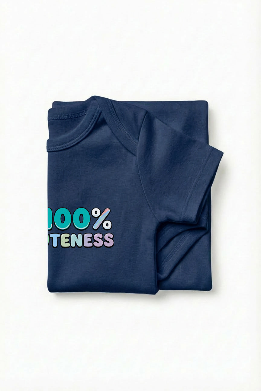 100% Cuteness Baby Romper