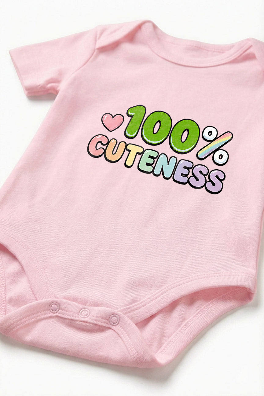 100% Cuteness Baby Romper