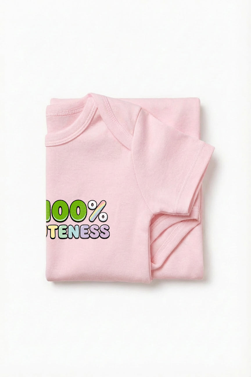 100% Cuteness Baby Romper