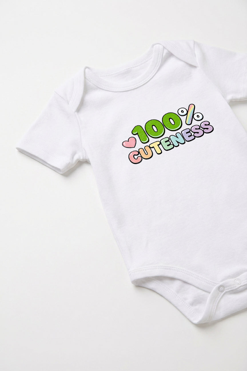 100% Cuteness Baby Romper