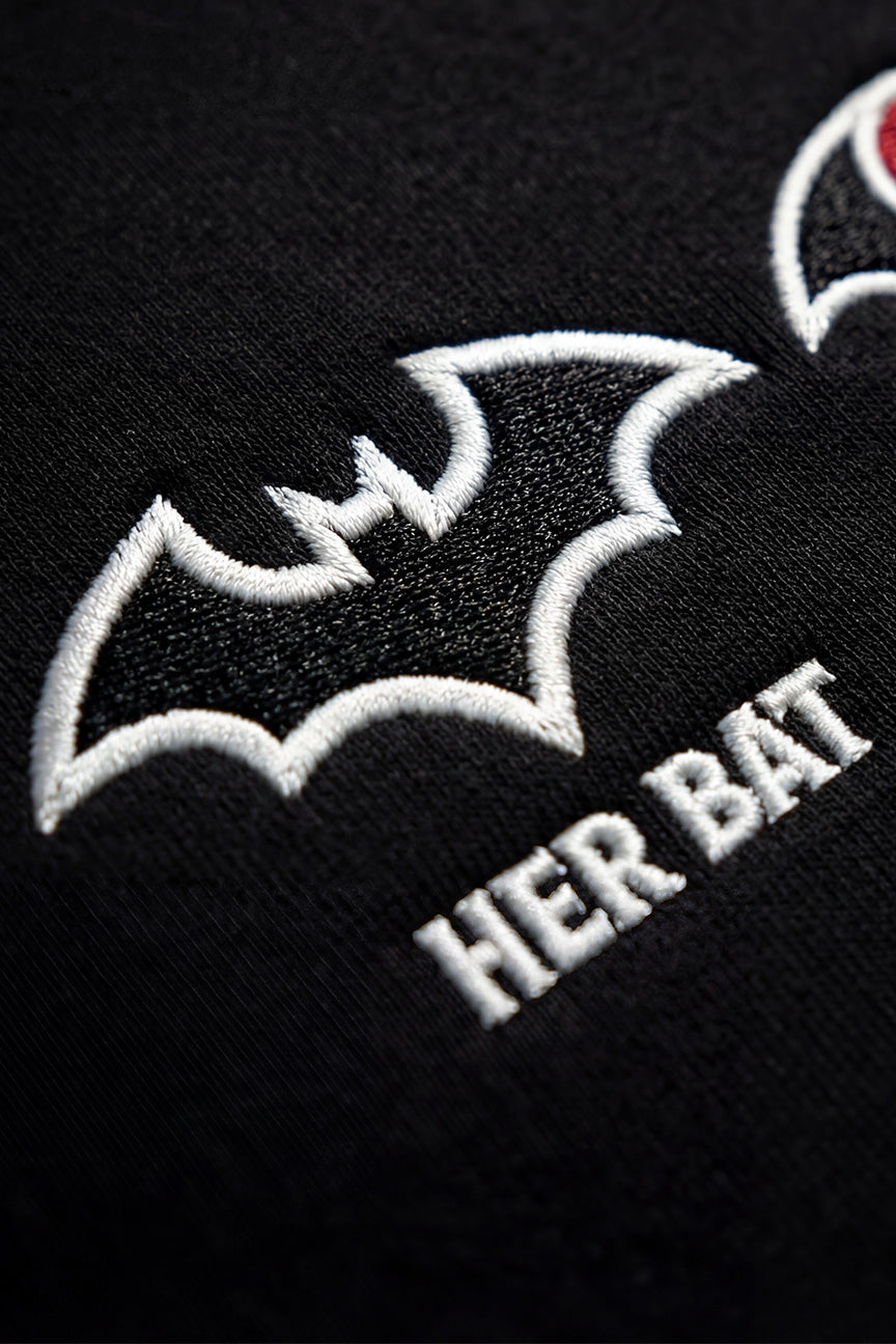 His Bat & Her Bat Couple Hoodies