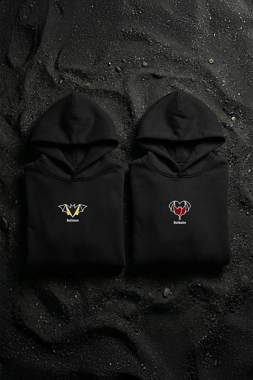Batman & Batbabe Couple Hoodies