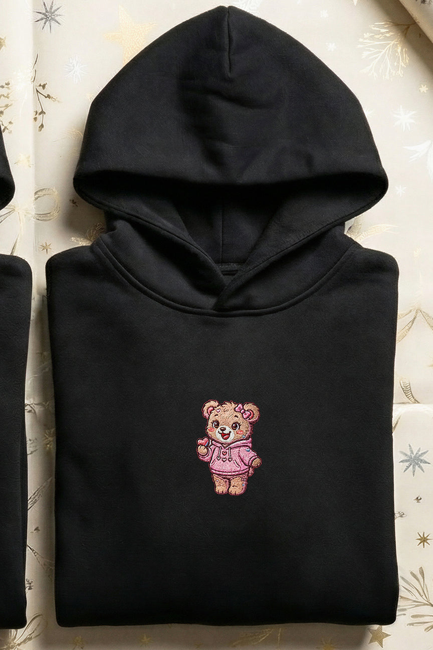 Teddy Love Couple Hoodies