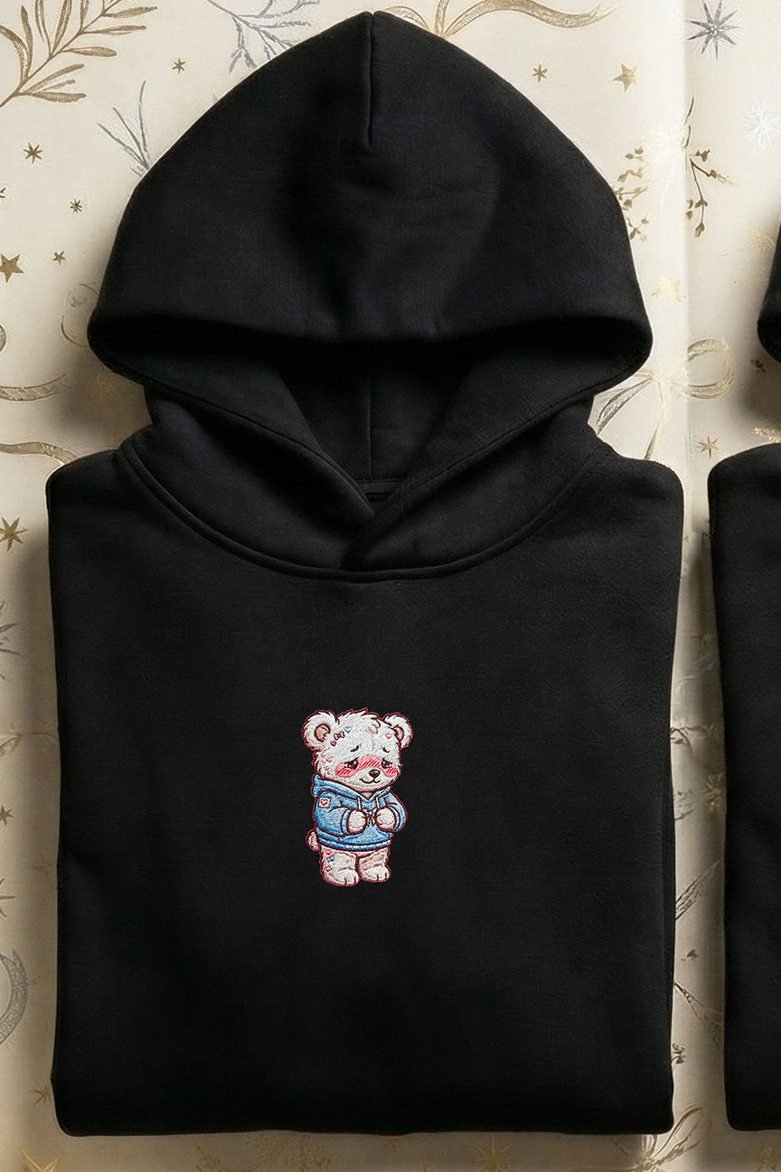 Teddy Love Couple Hoodies